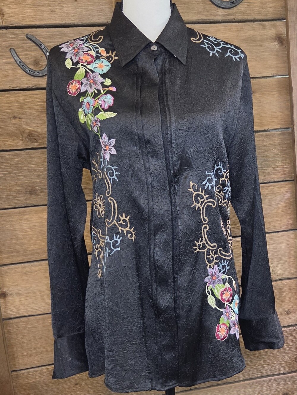 Survival Embroidered Top